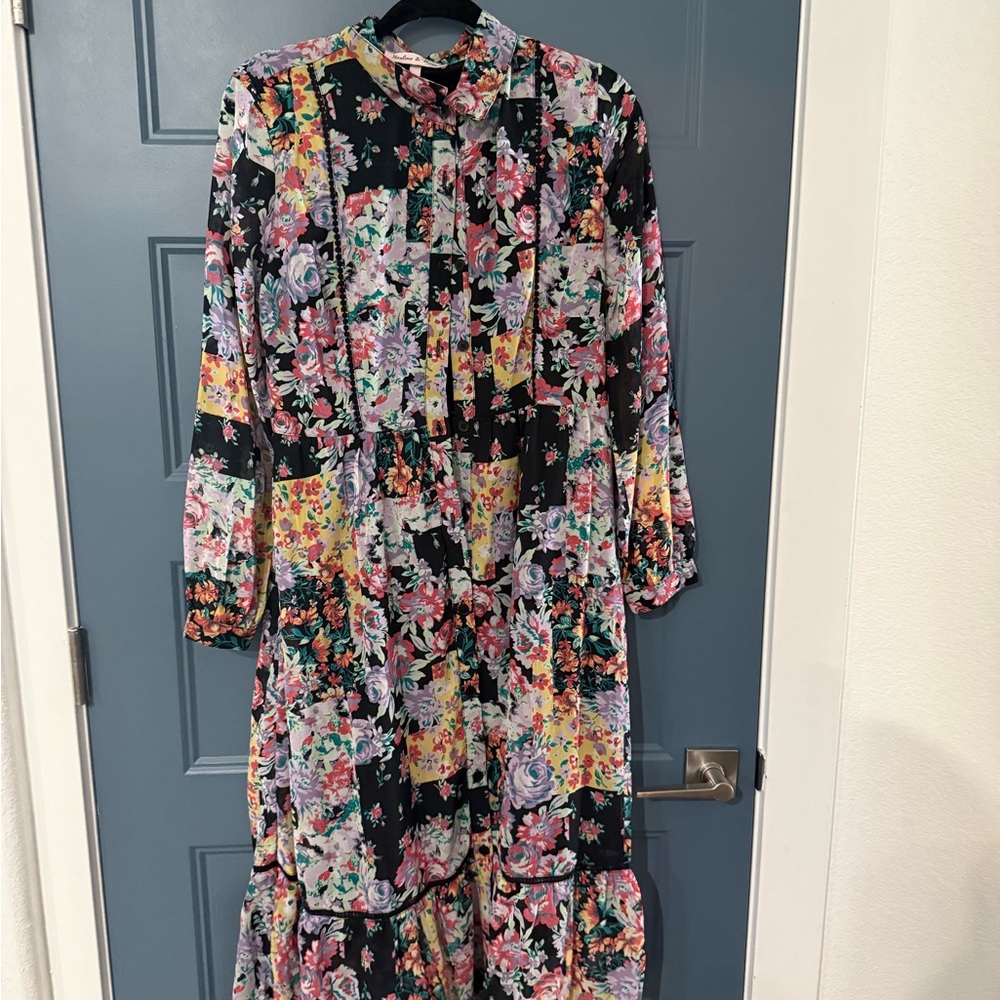 Floral Maxi Dress - Multicolor